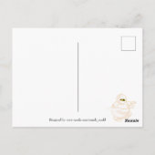 Niedliches Halloween-Frankenstein-Monster: Postkarte (Rückseite)