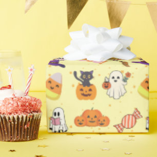 Niedliches Halloween-Fun-Wrapping-Papier Geschenkpapier