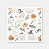 Niedliches Halloween-Geburtstag Napkins Serviette (Vorderseite)