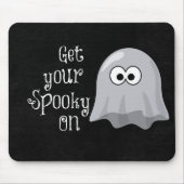Niedliches Halloween-Geist, spöttelt euch an Mousepad (Vorne)