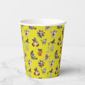 Niedliches Halloween-Gesamtdesign Pappbecher (Rückseite)