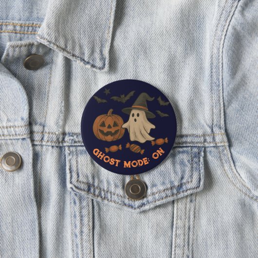 Niedliches Halloween - Gespenster, Fledermäuse & C Button (Beispiel)