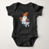 Niedliches Halloween-Ghost Baby Strampler (Vorderseite)