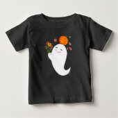 Niedliches Halloween-Ghost Baby T-shirt (Vorderseite)