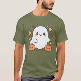 Niedliches Halloween-Ghost-Clipart, Spaß und Niedl T-Shirt