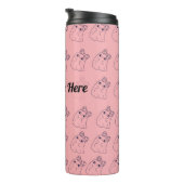 Niedliches Halloween-Ghost-Design Thermosbecher (Nach rechts gedreht)