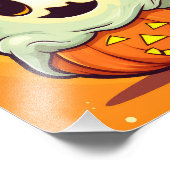 Niedliches Halloween-Ghost Fotodruck (Ecke)