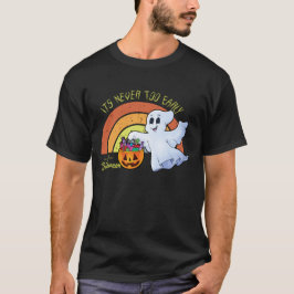 Niedliches Halloween Ghost - Funny Retro Vintag T-Shirt