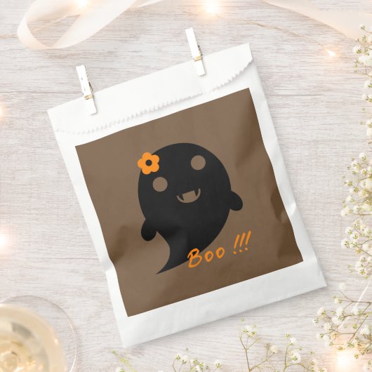 Niedliches Halloween-Ghost Geschenktütchen (Ausgeschnitten)