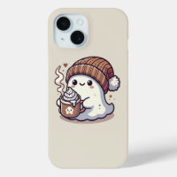 Niedliches Halloween Ghost in Herbst Beanie & Hot 