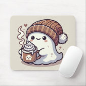 Niedliches Halloween Ghost in Herbst Beanie & Hot  Mousepad (Mit Mouse)