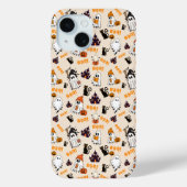Niedliches Halloween Ghost iPhone 15 Fall - Spooky Case-Mate iPhone Hülle (Rückseite)