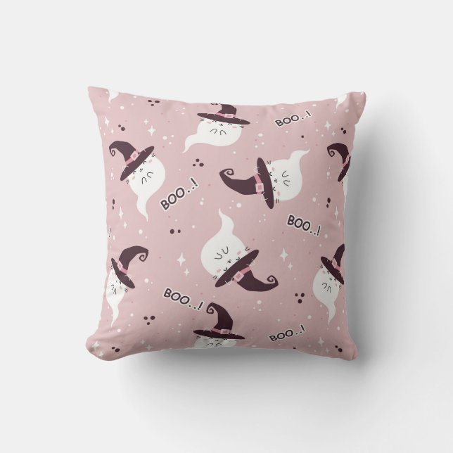 Niedliches Halloween-Ghost Kissen (Vorderseite)