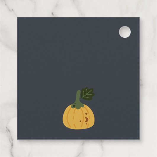 Niedliches Halloween Ghost Little Boo jedes Alter Geschenkanhänger (Rückseite)