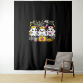 Niedliches Halloween Ghost Nurse Trio mit medizini Wandteppich (Beispiel)