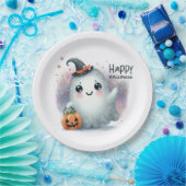 Niedliches Halloween-Ghost Pappteller (Party)