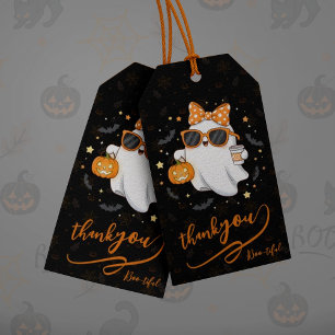Niedliches Halloween Ghost Pumpkin Gewürz Personal Geschenkanhänger