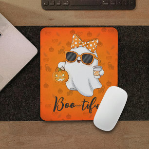 Niedliches Halloween Ghost Pumpkin Gewürz Personal Mousepad