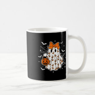 Niedliches Halloween Ghost Pumpkin Girl Coquette S Kaffeetasse