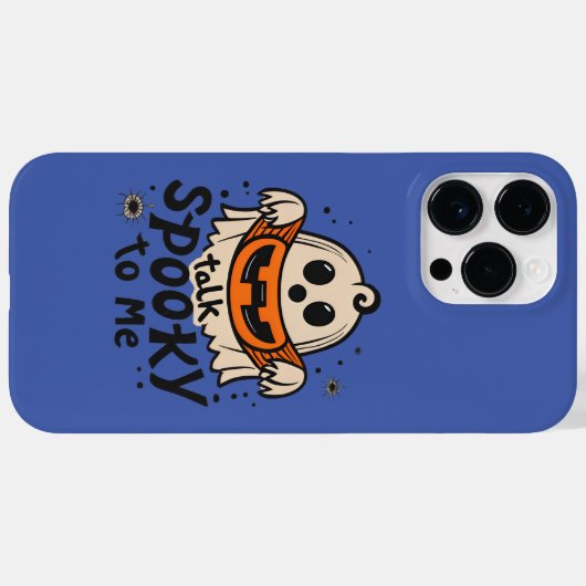 Niedliches Halloween Ghost Retro : Sprich mit mir Case-Mate iPhone Hülle (Rückseite (Horizontal))