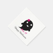 Niedliches Halloween-Ghost Serviette (Ecke)