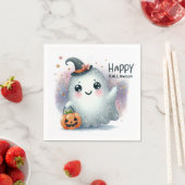 Niedliches Halloween-Ghost Serviette (Beispiel)