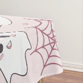Niedliches Halloween Ghost & Spiderweb Muster (2) Tischdecke (Beispiel)