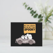 Niedliches Halloween-Ghost-Spooktacular-Party Postkarte (Stehend Vorderseite)