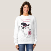 Niedliches Halloween-Ghost Sweatshirt (Vorne ganz)