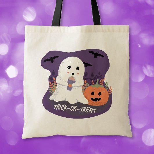 Niedliches Halloween Ghost Trick-oder-Leckerei Tot Tragetasche