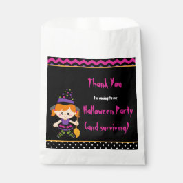 Niedliches Halloween-Girl-Halloween-Party Geschenktütchen