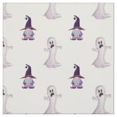 Niedliches Halloween Gnome Ghost Pattern Stoff (Muster)