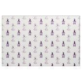 Niedliches Halloween Gnome Ghost Pattern Stoff (Fat Quarter (45,7 x 55,9 cm))