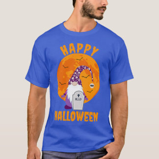 Niedliches Halloween Gnome Happy Halloween Friedho T-Shirt