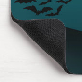 Niedliches Halloween-Haus mit Fledermäusen Mousepad (Ecke)