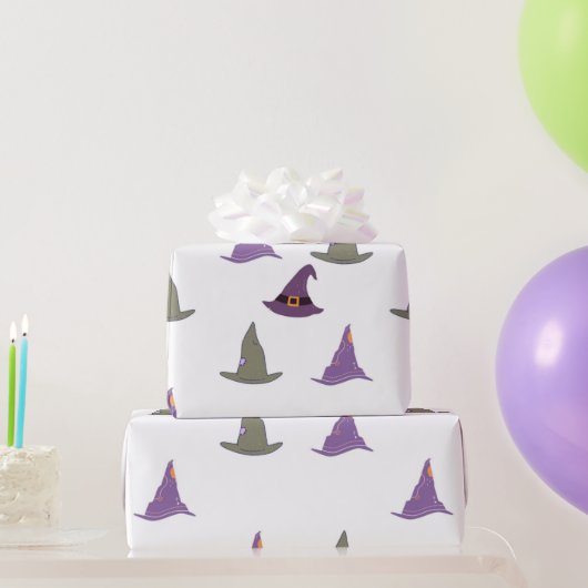 Niedliches Halloween Hexenhüte Kinder-Party-Gesche Geschenkpapier (Partygeschenke)