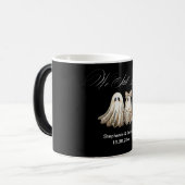 Niedliches Halloween-Hochzeitstag Verwandlungstasse (Vorderseite Links)