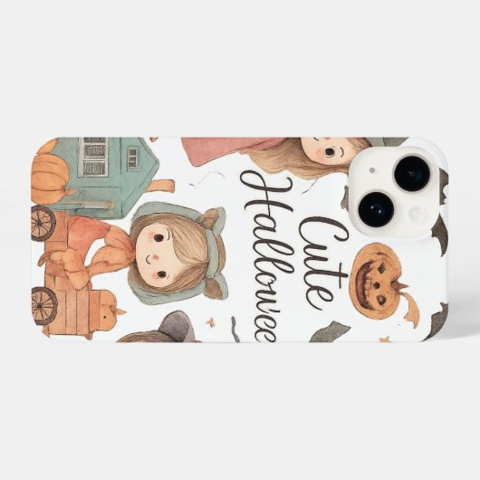 Niedliches Halloween iPhone Case - Ghost & Mummy S iPhone Hülle (Rückseite (Horizontal))