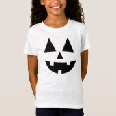 Niedliches Halloween-Jack-O-Lantern-Gesicht T-Shirt (Vorderseite)