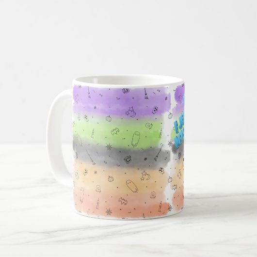Niedliches Halloween! 👻 Kaffeetasse (Vorderseite Links)
