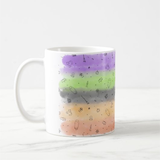 Niedliches Halloween! 👻 Kaffeetasse (Links)