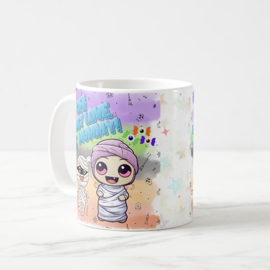 Niedliches Halloween! 👻 Kaffeetasse (Vorderseite Links)