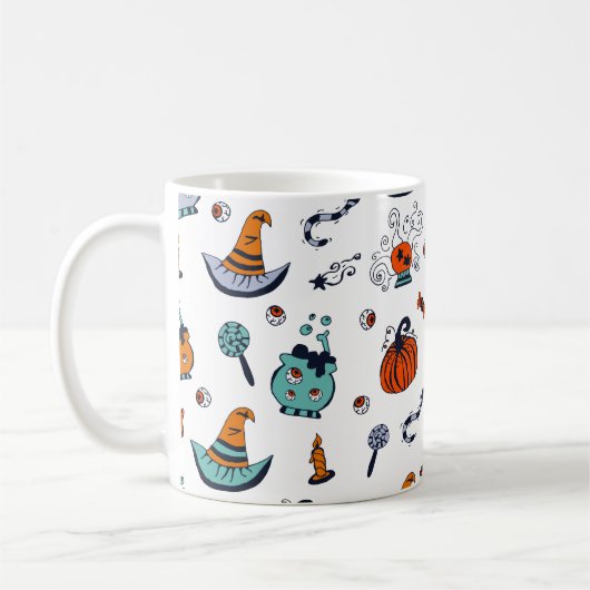 Niedliches Halloween Kaffeetasse (Links)