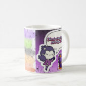 Niedliches Halloween! 👻 Kaffeetasse (VorderseiteRechts)