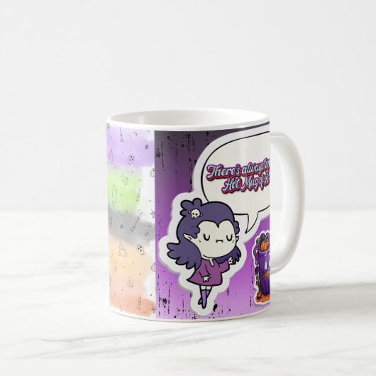Niedliches Halloween! 👻 Kaffeetasse (VorderseiteRechts)
