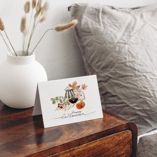Niedliches Halloween Karte