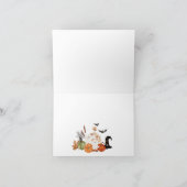 Niedliches Halloween Karte (Innenseite)