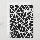 Niedliches Halloween Kids 1. Geburtstag Einladung (Rückseite)