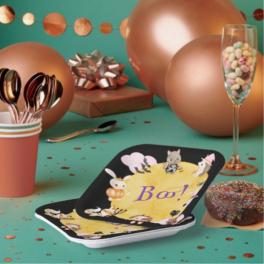 Niedliches Halloween-Kids-Kostüm-Party Pappteller (Multi)