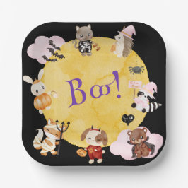 Niedliches Halloween-Kids-Kostüm-Party Pappteller